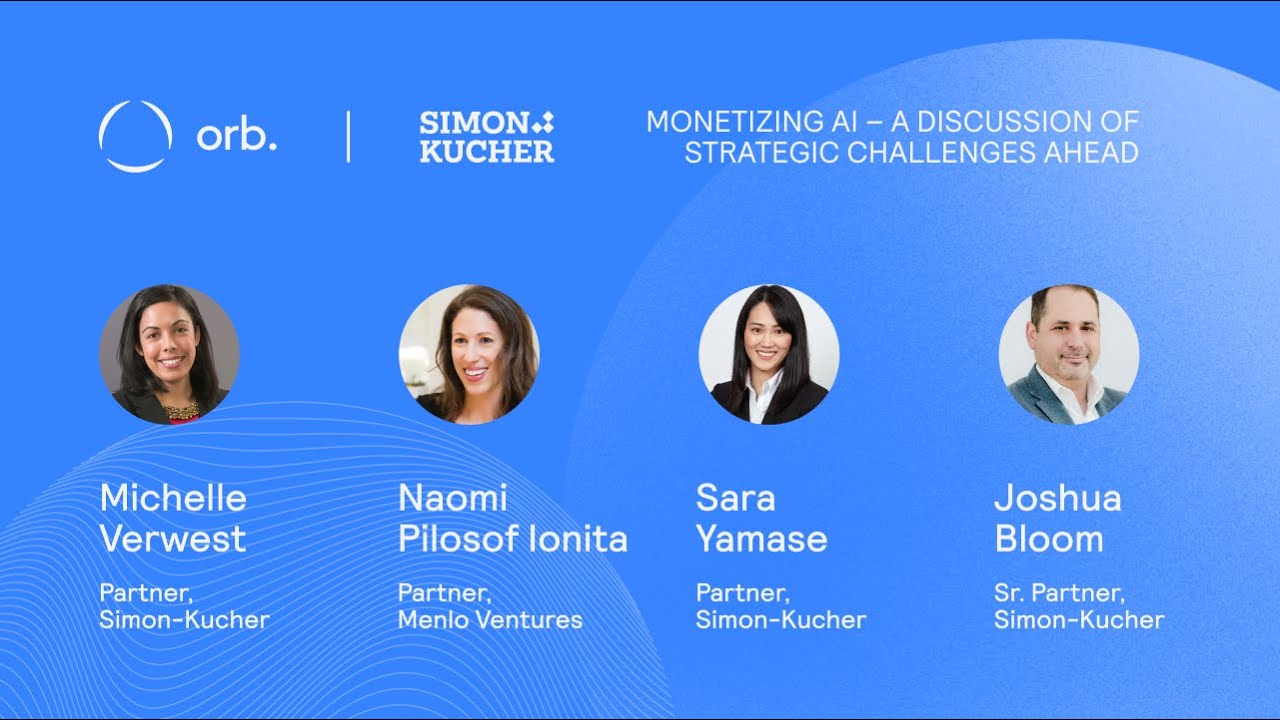 Monetizing AI: A discussion of strategic challenges ahead with Simon-Kucher