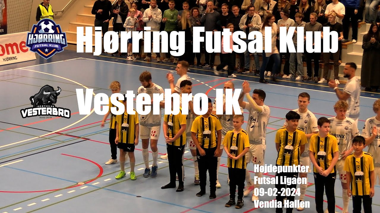 Hjørring Futsal Klub - Vesterbro IK - Højdepunkter 9/2-2024