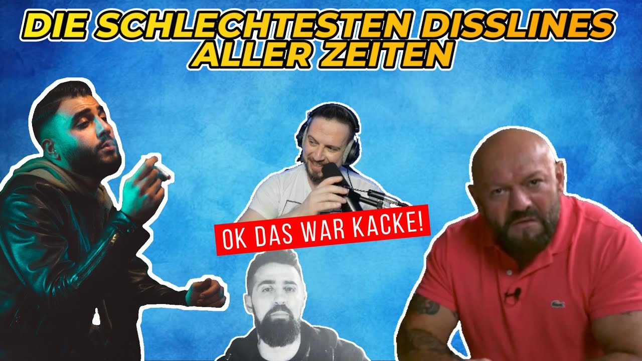 Die schlechtesten Diss Lines aller Zeiten ❌ mit BÖZEMANN, BUSHIDO, FARID BANG, JULIENSBLOG u.v.m.