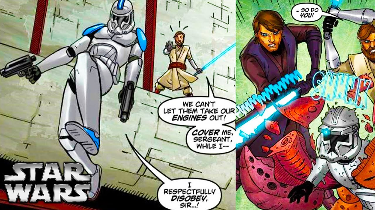 The Clone Who SACRIFICED HIMSELF To Save YOUNGLINGS In Front of Anakin  - Star Wars