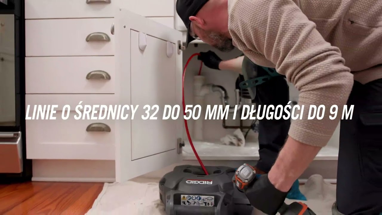 Maszyna do czyszczenia odpływów RIDGID FlexShaft K9-12