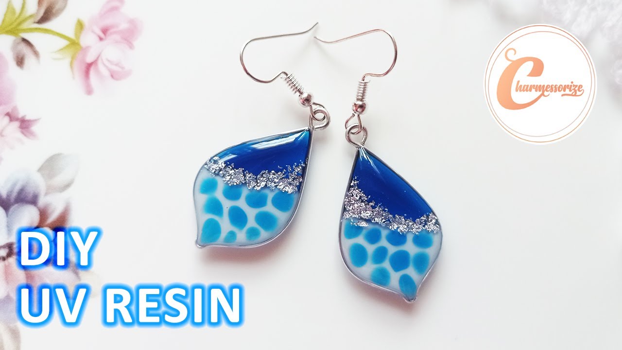 UV レジン | DIY UV Resin Craft & Accessories |No mold Make your own Bezel Frame | Step By Step Tutorial