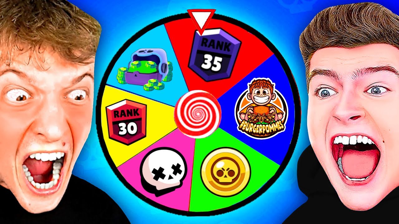BRAWL STARS GLÜCKSRAD CHALLENGE *EXTREM* 😱