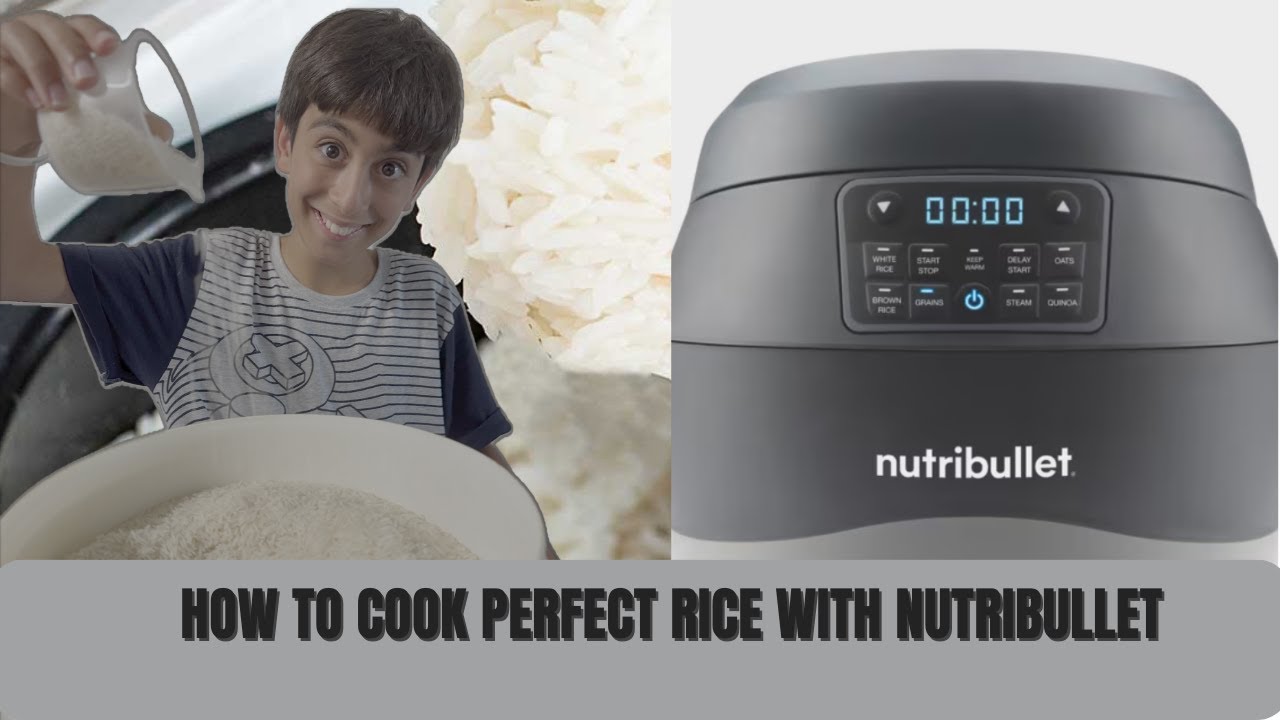 Cooking Perfect rice with Nutribullet Multi Cooker