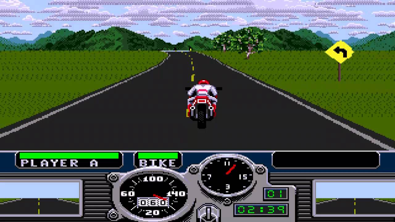 Road Rash - Pacific Coast / Level 3 (Sega Genesis) - Vizzed.com Play