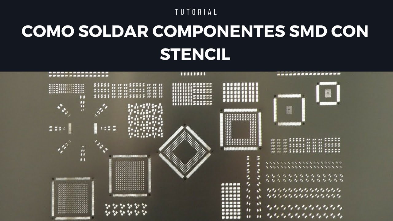 Como Soldar Componentes SMD con Estencil JLCPCB