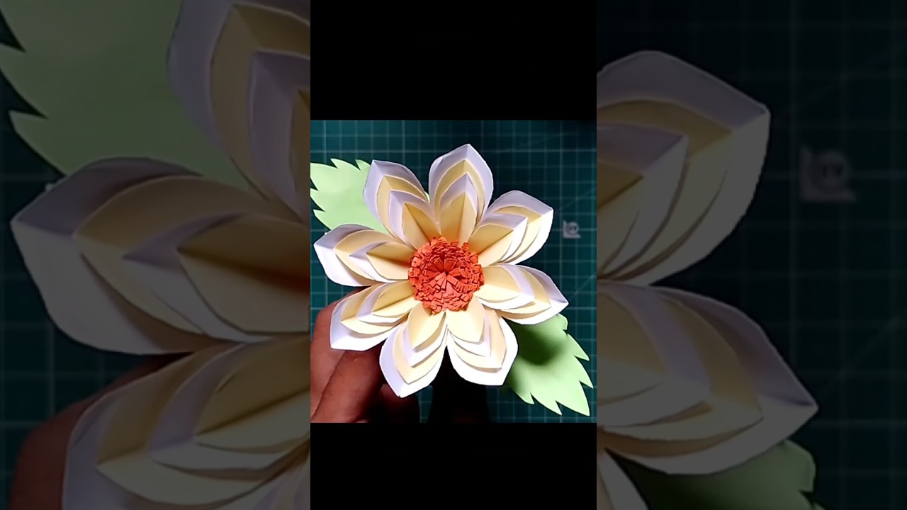 Origami Paper Flower Tutorial #shorts #trending #viral #viralshorts #papercrafts #artistajadanand