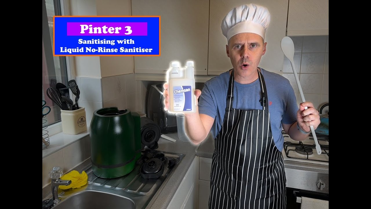 How to Use Liquid No-Rinse Sanitiser for Pinter 3 | Essential Sanitising Tips