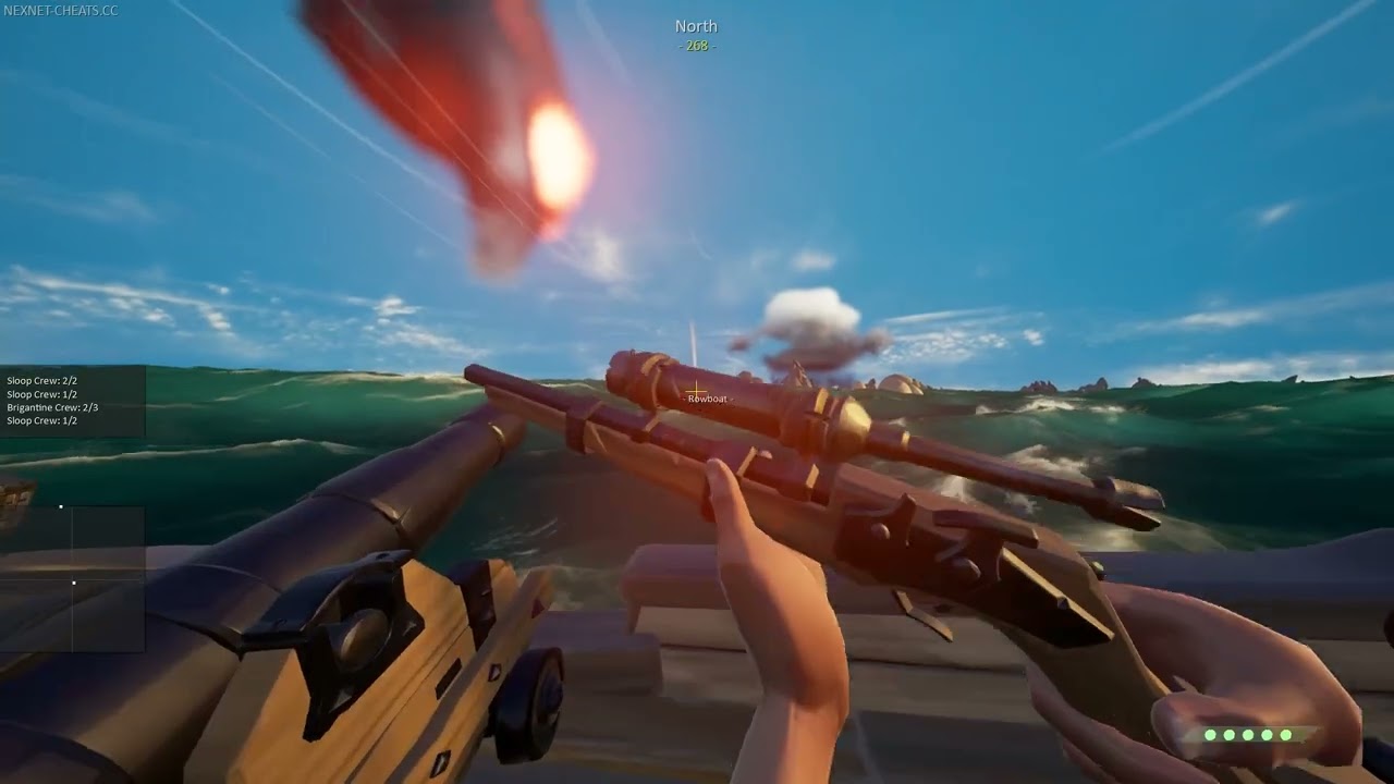 nexnet-cheats.cc | Sea of thieves aimbot against duo sloop | Zxqaui#0860