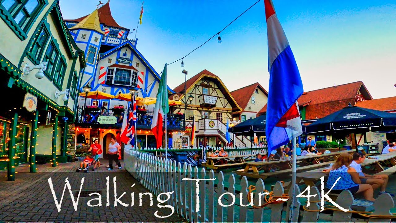 Helen, Georgia - 4K Virtual Walking Tour (No Talking)