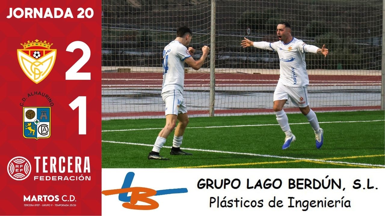 RESUMEN JORNADA 20 - Martos C.D. 2-1 C.D. Alhaurino