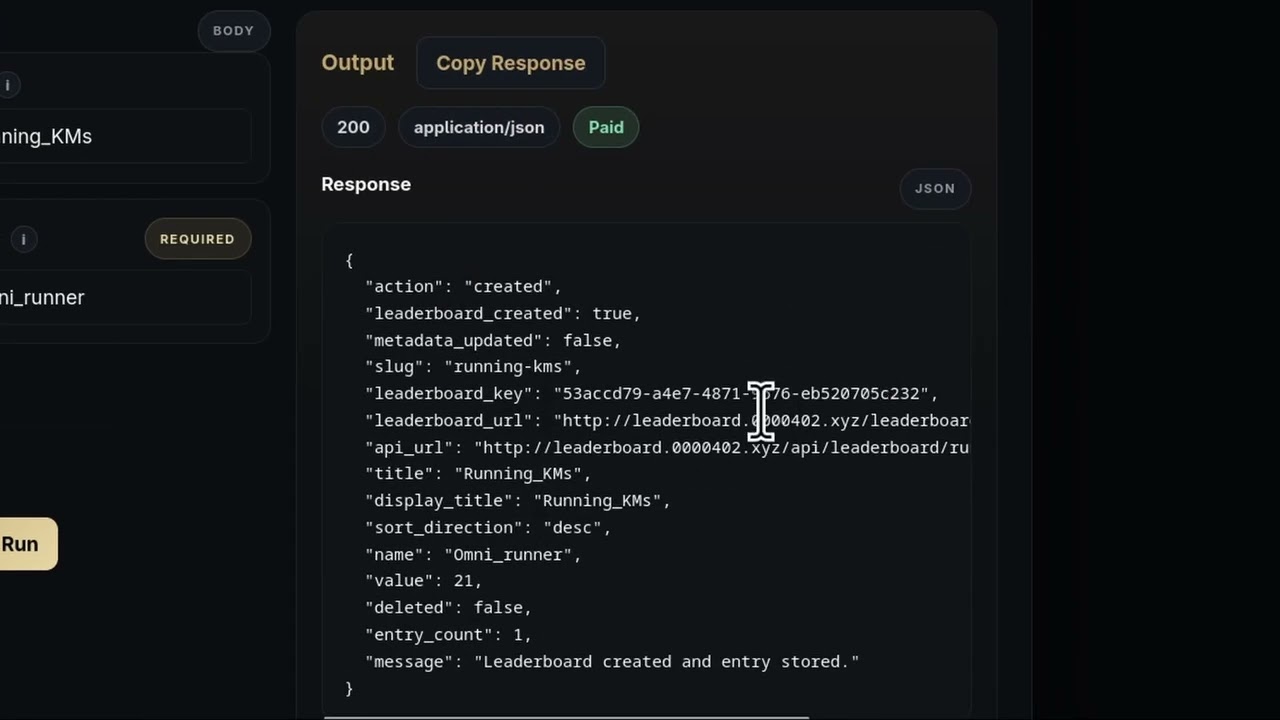 Leaderboard Demo | Stake Your Spot. Built on x402