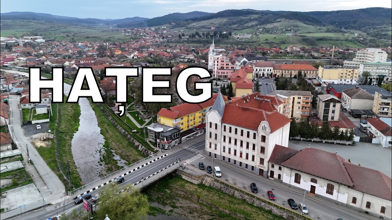 Zbor peste orașul Hațeg