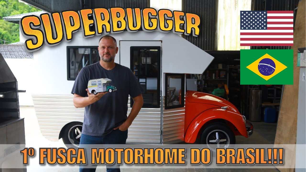 Único fusca motorhome montado no Brasil! SuperBugger!