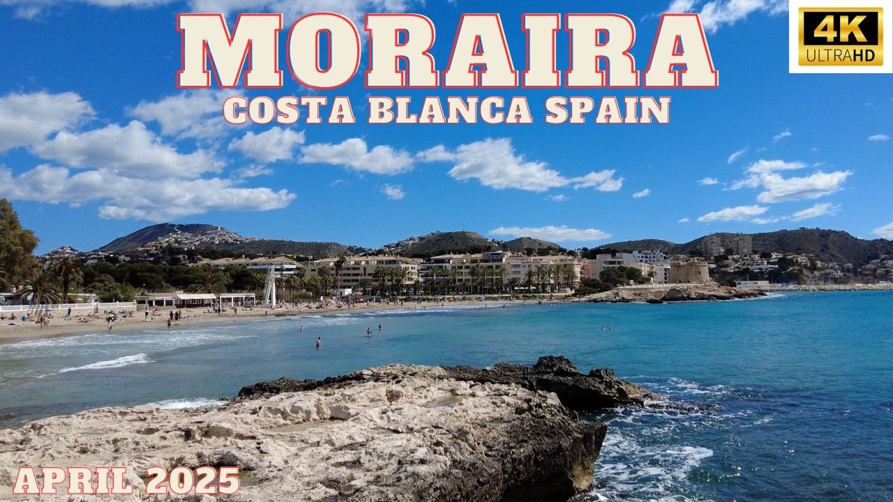 Walking Tour and Exploring the beautiful beaches and coastline of Moraira Costa Blanca España