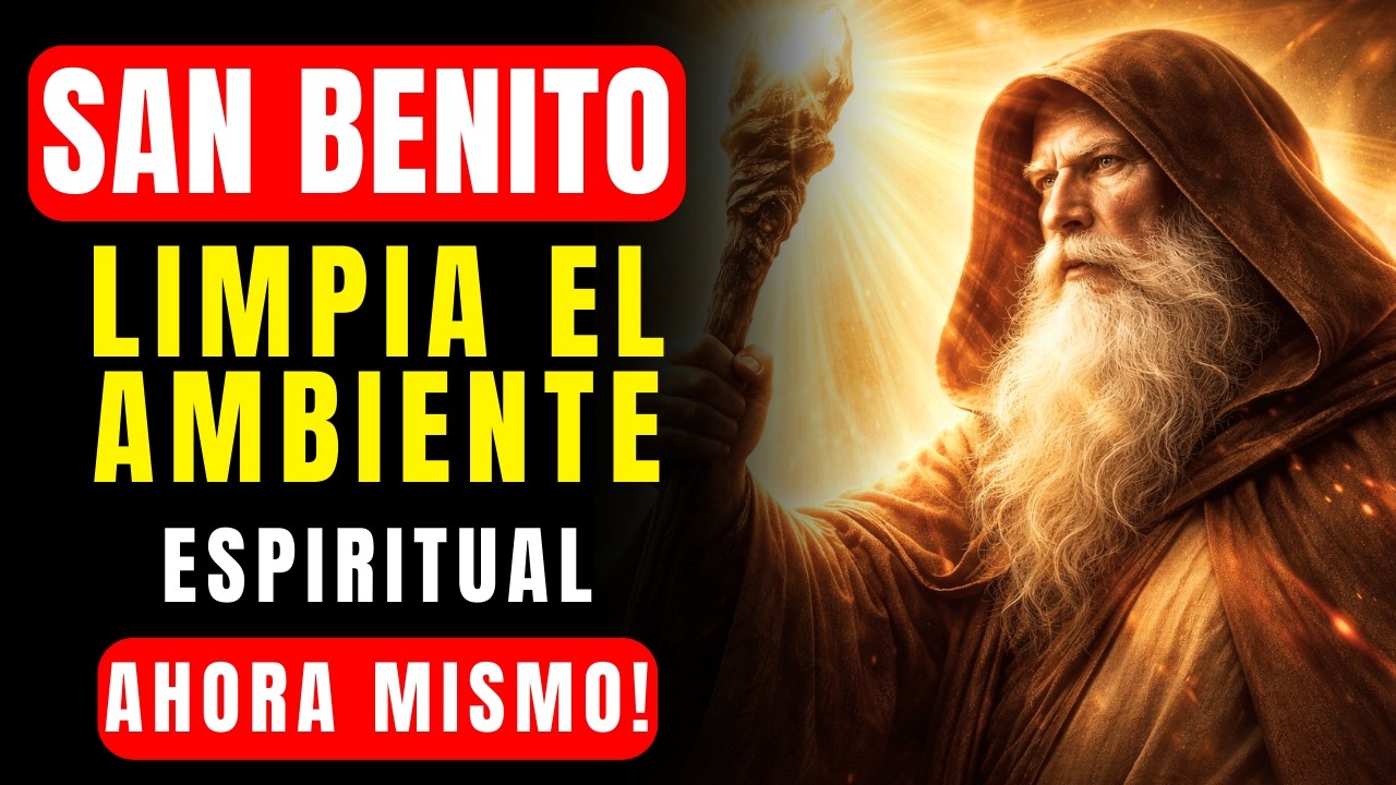 ORACIÓN DE SAN BENITO: UN “BASTA” ESPIRITUAL CONTRA TODO LO QUE BLOQUEA TU ALEGRÍA.