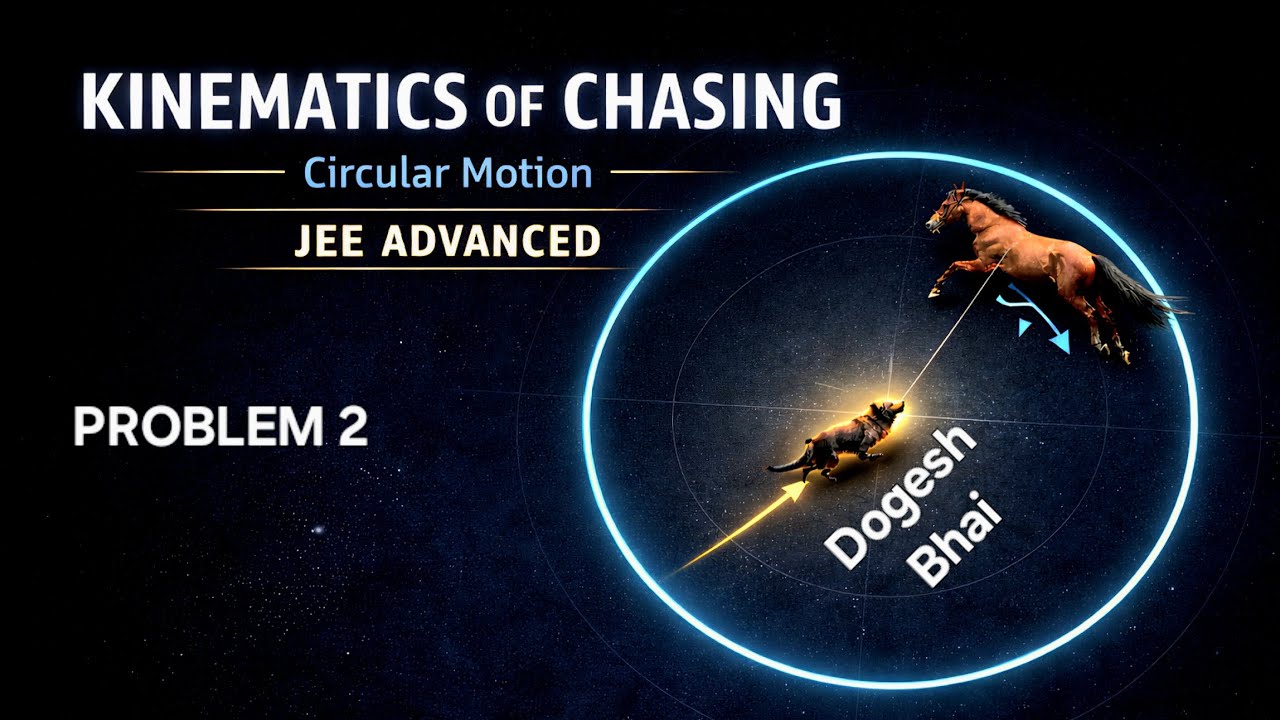 KINEMATICS OF CHASING | PROBLEM 2 | JEE ADVANCED 