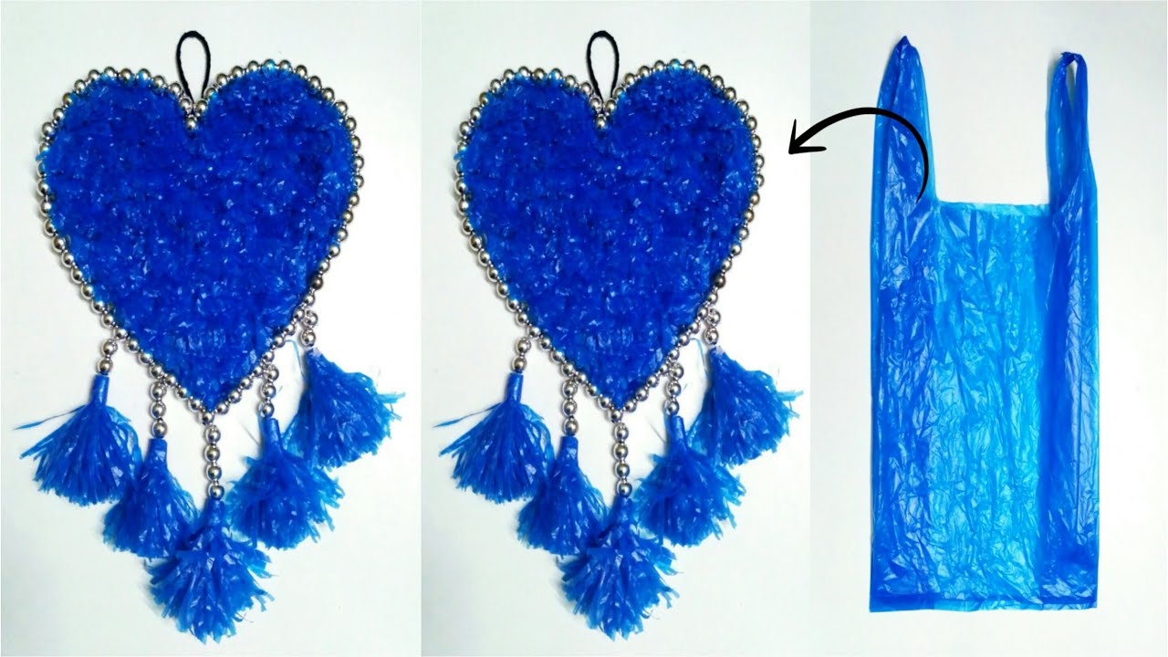 झूमर बनाने का तरीका । Jhumar Design । Plastic Jhumar । Plastic Jhumar Design । Heart Shape Jhumar