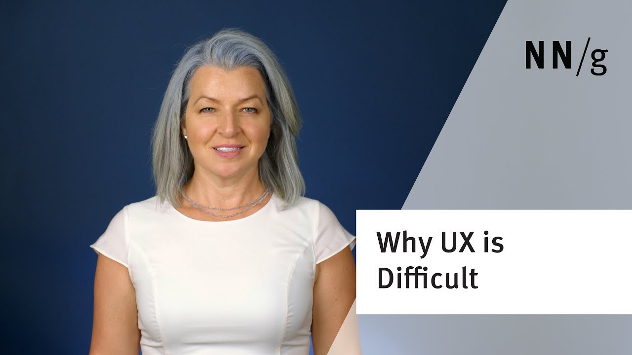 Why is UX so difficult?