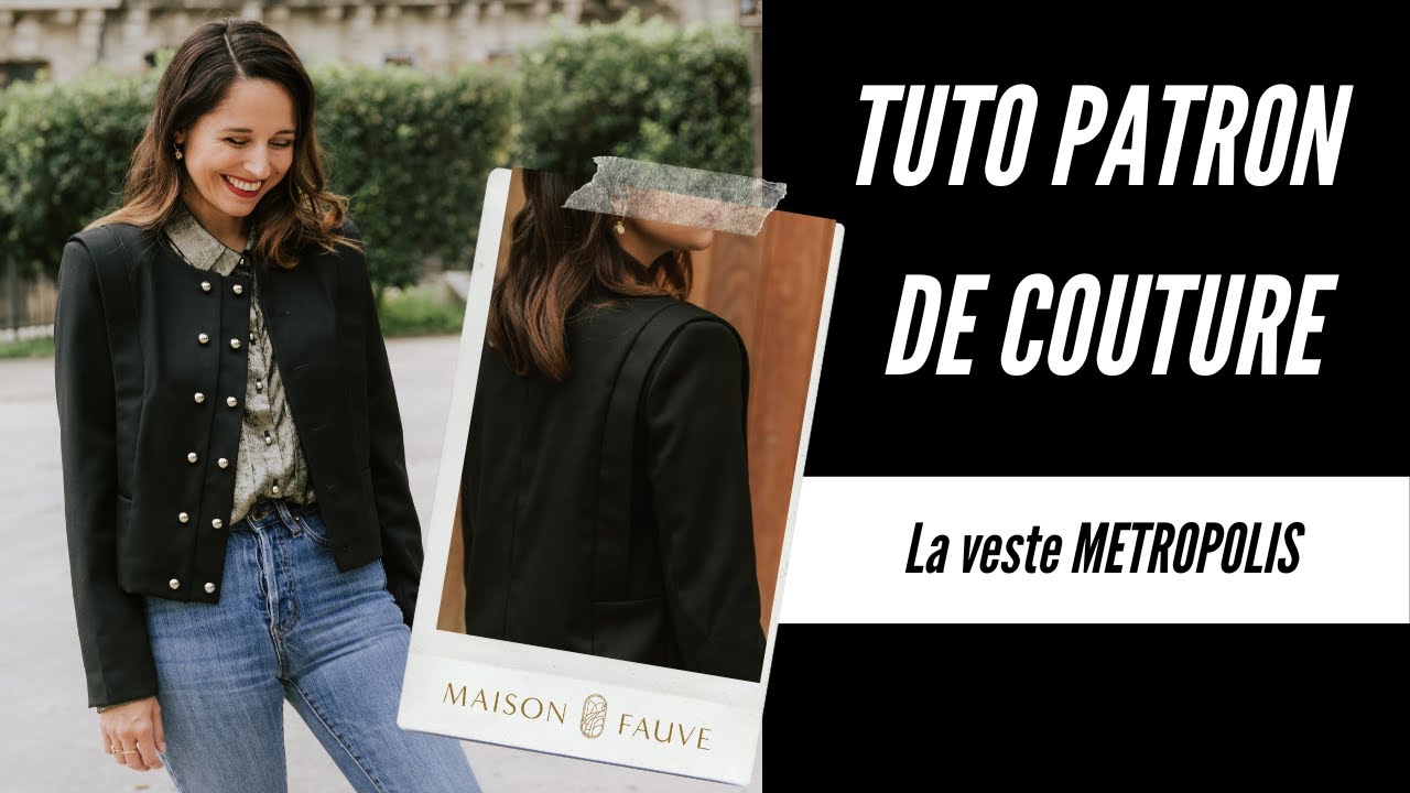 Tuto patron couture 🖤 la veste METROPOLIS ✨