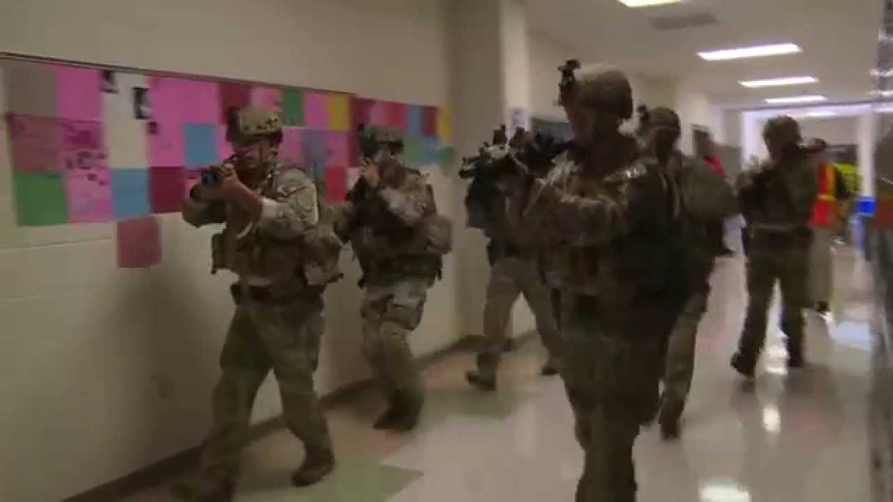 Guilford County Sheriffs School Shooting Drill