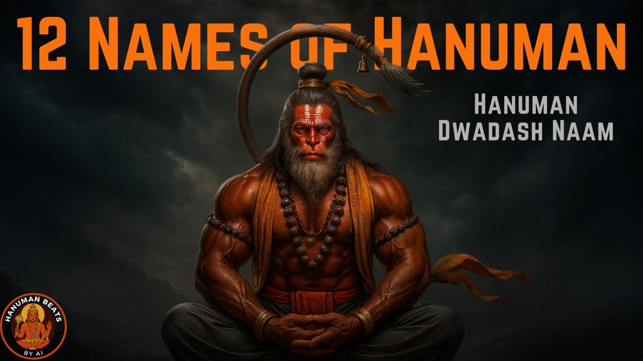 Hanuman 12 Names Chant | Hanuman Dwadash Naam Stotram | Hanuman Stuti | Powerful Protection Mantra
