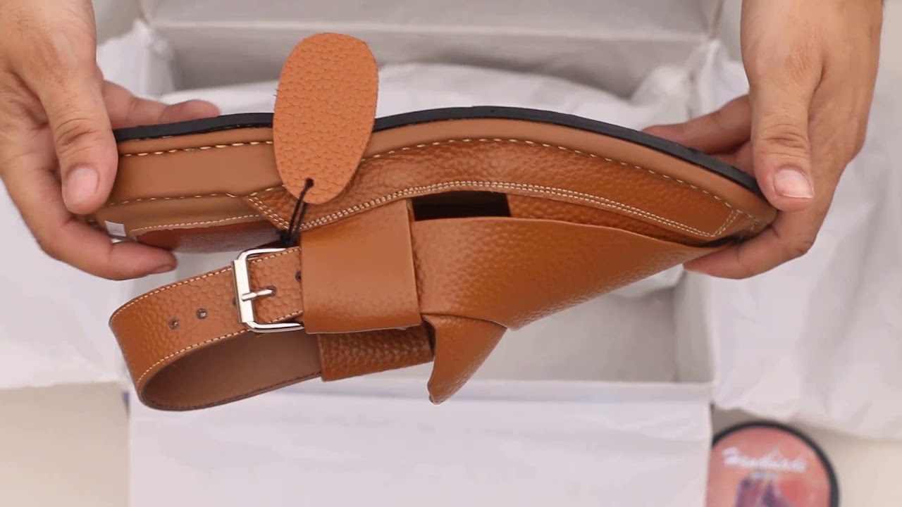 Handmade Zalmi Peshawari Chappal Pure Leather | Kaptan Chappal Review Peshawari Chappal in Pakistan