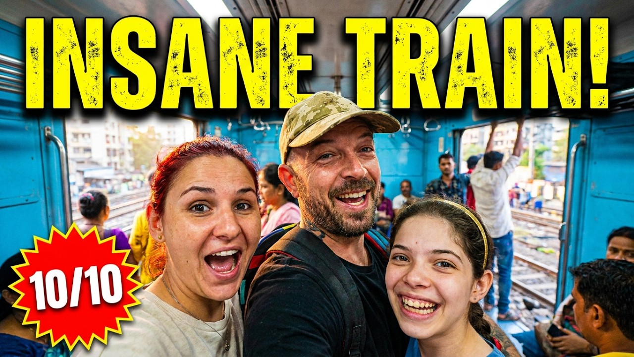 We Took Local Train in Mumbai, India | The Friendliest Experience!