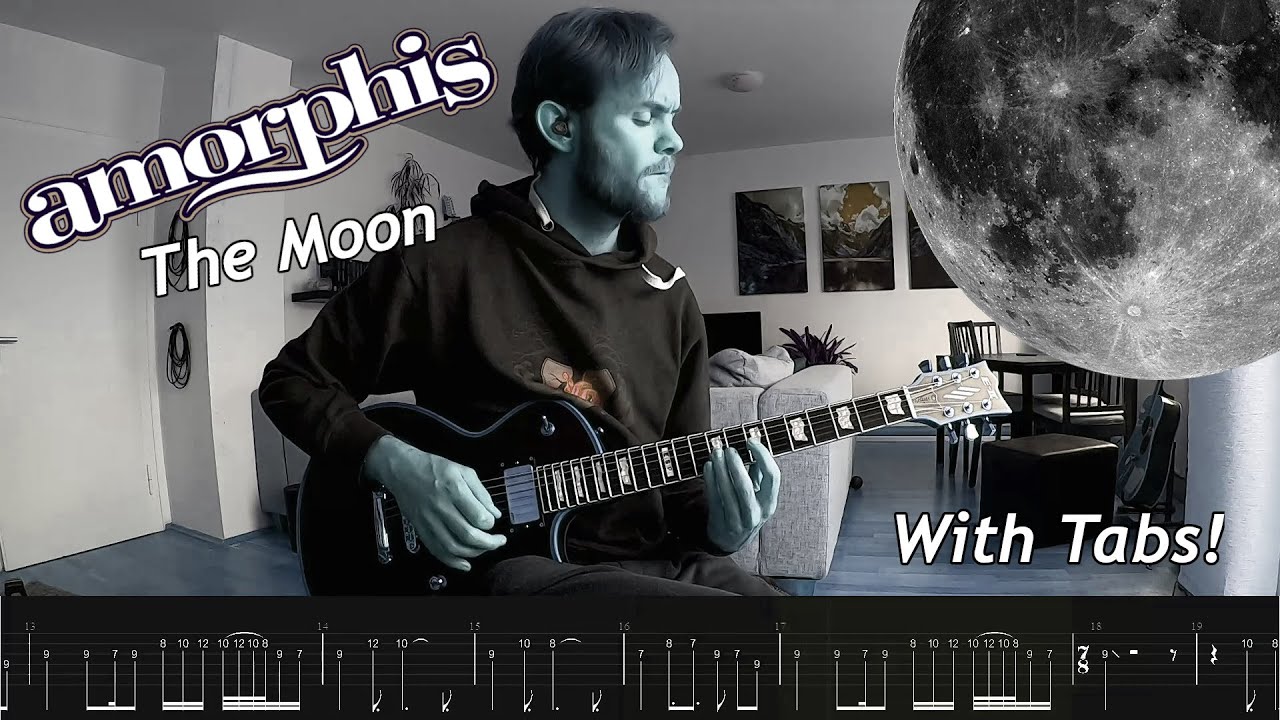 Amorphis - The Moon Cover (one take, with Tabs)