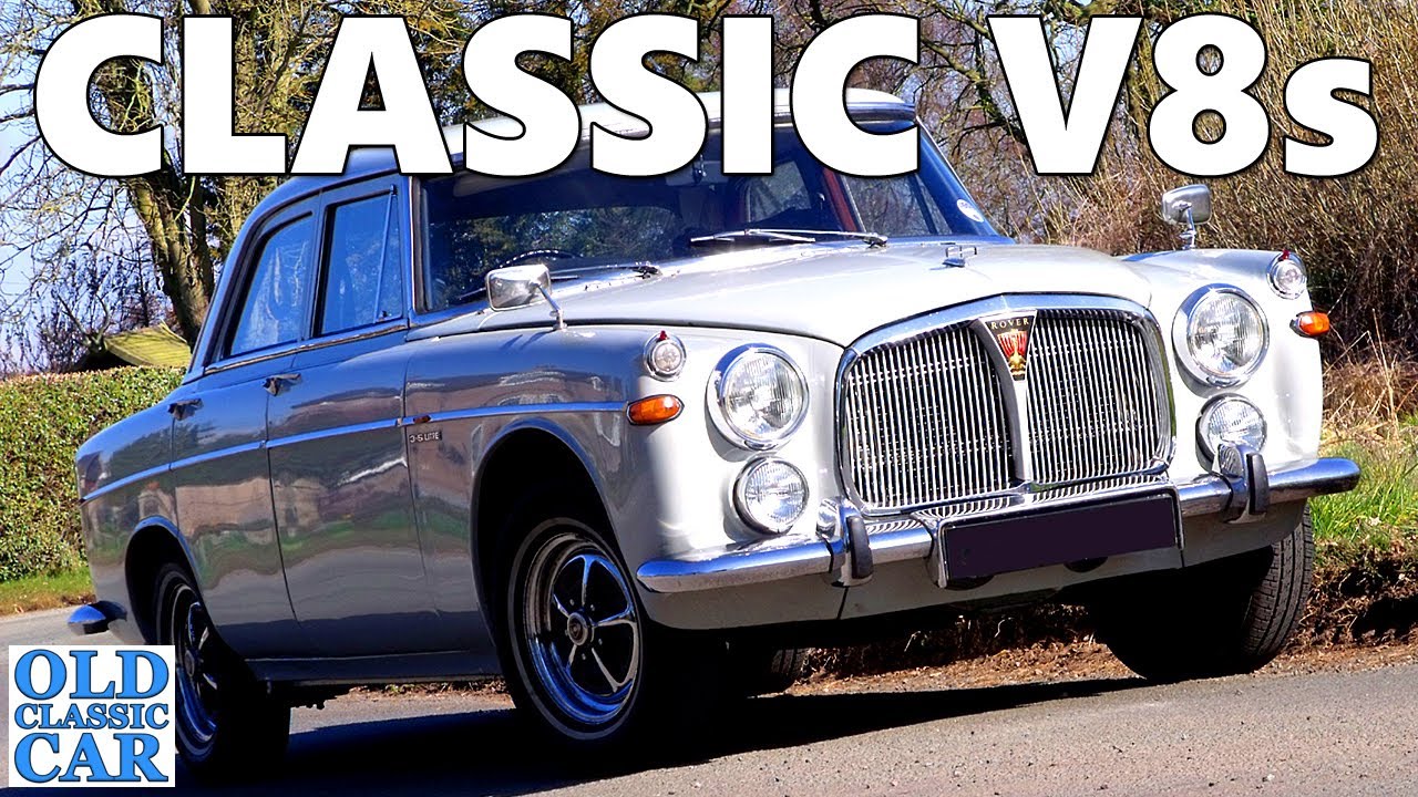 Classic V8-engined cars (British, American, German etc) inc Rover P5B, Tatra 603, Jensen, Ford V8s