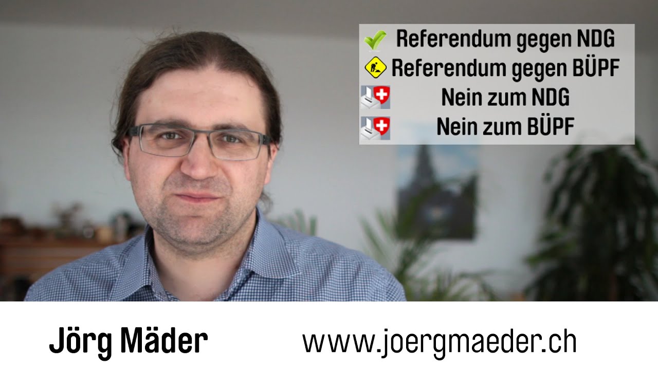 Nein zu B&Uuml;PF und NDG - Referendum jetzt unterschreiben
