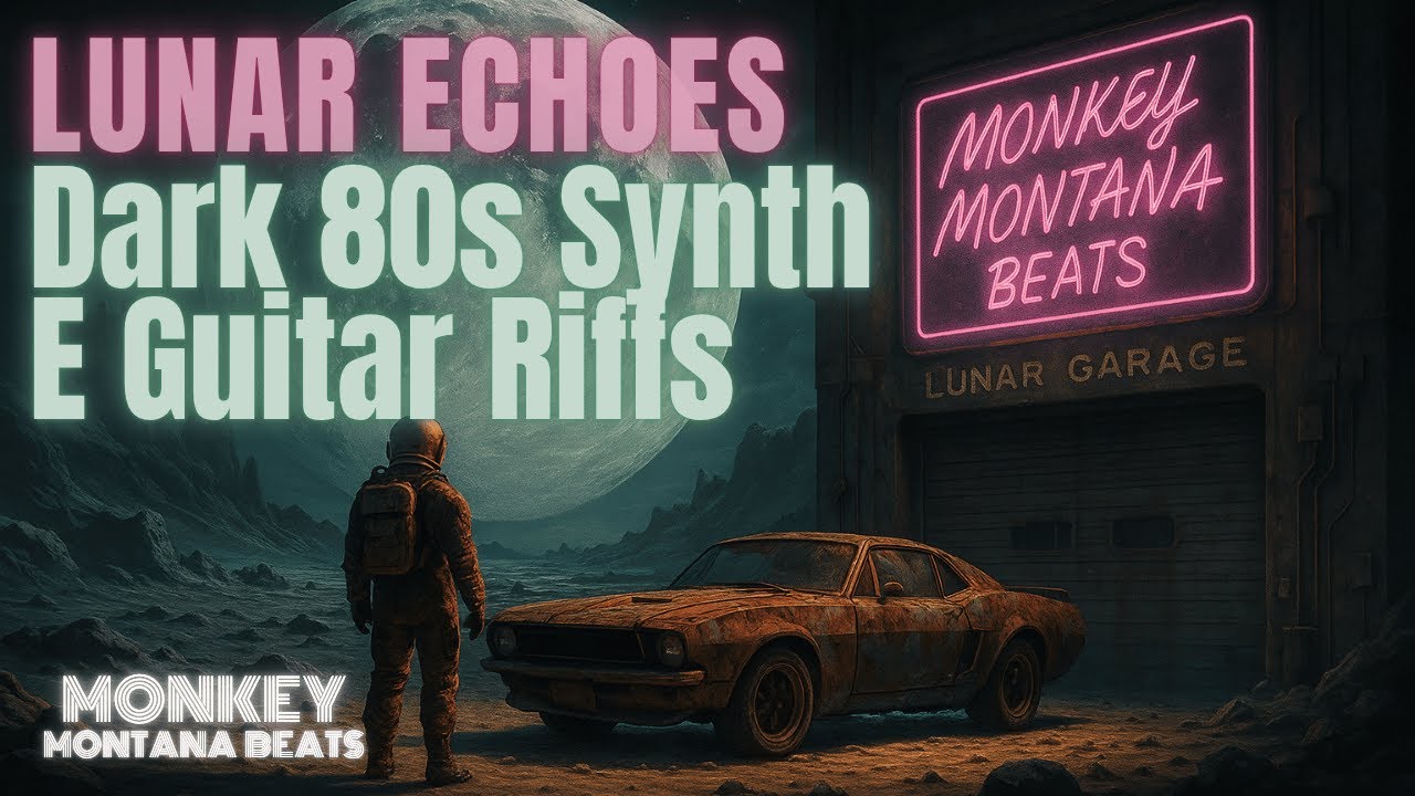 80s Synthwave / Guitar Retrowave | Cinematic Night Drive - Lunar Echoes