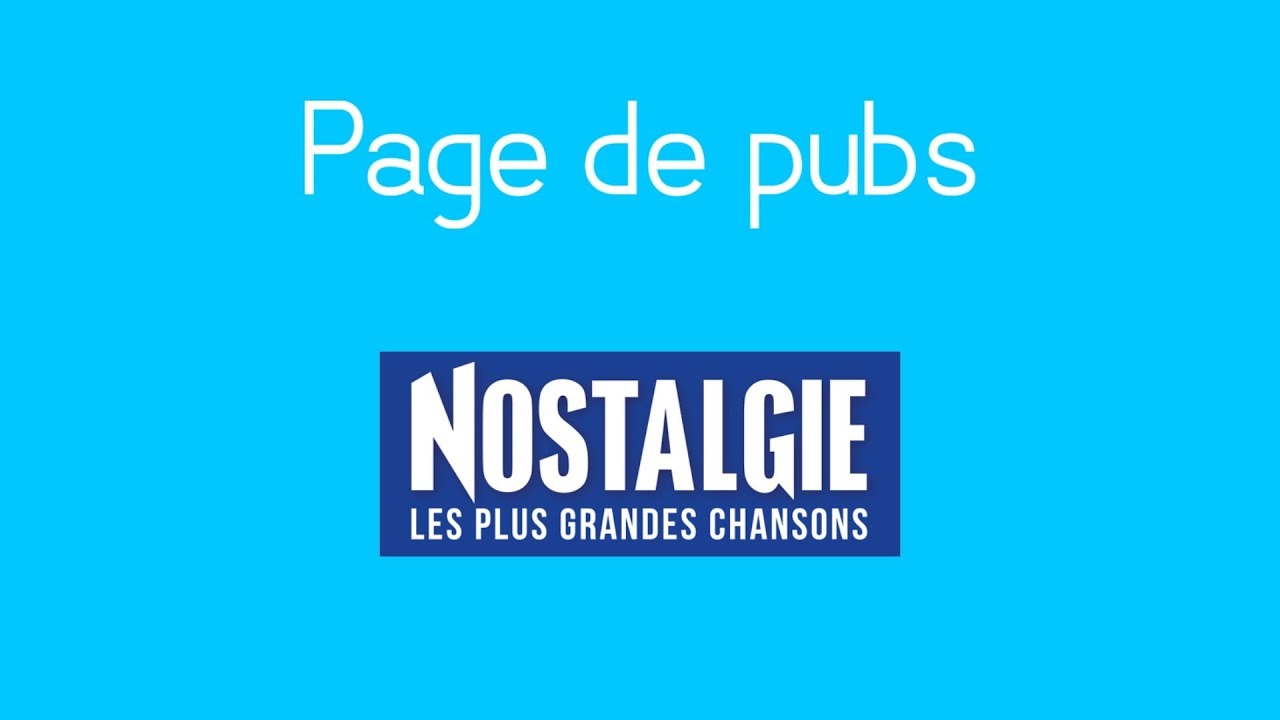 Nostalgie (03/12/2021) page de pubs