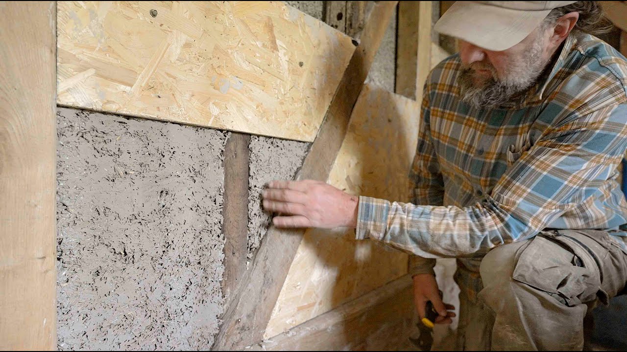 (02) Making Hempcrete and Revealing The First Wall