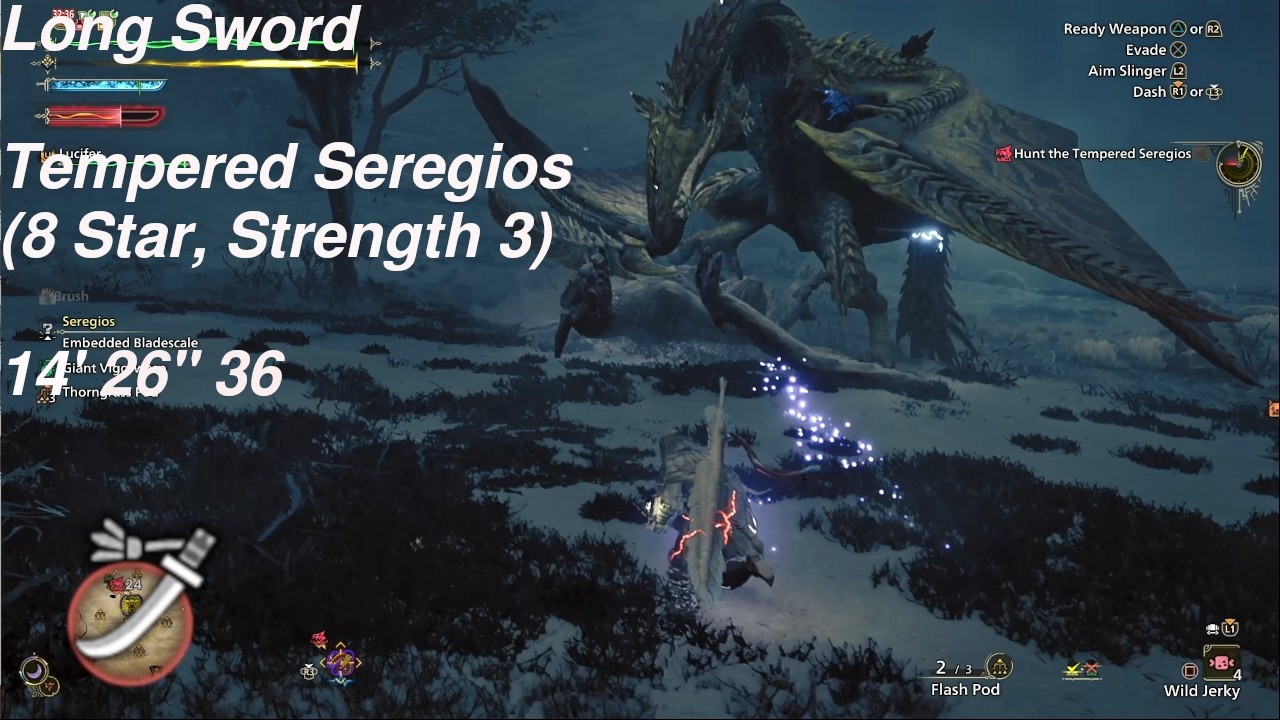 Long Sword | 8*3 Tempered Seregios | 14' 26