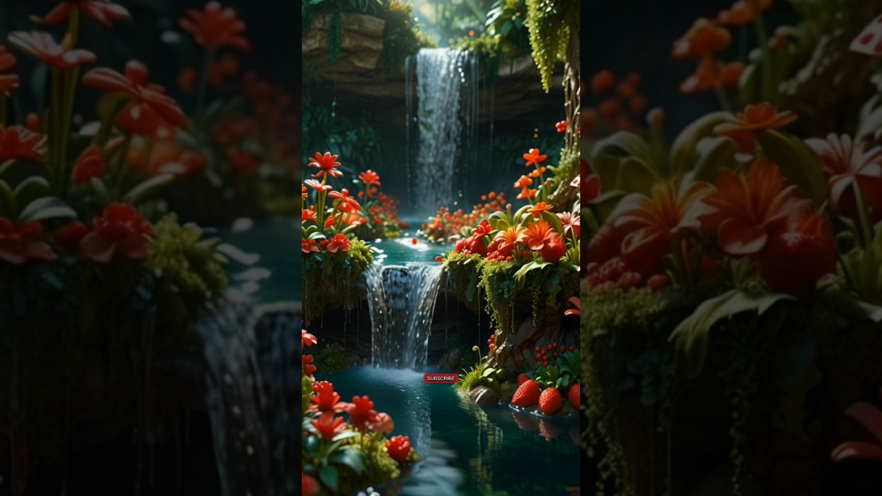 Nature&rsquo;s Symphony: Flowing Water and Peaceful Landscapes #NatureSounds #RelaxingViews #WaterSounds