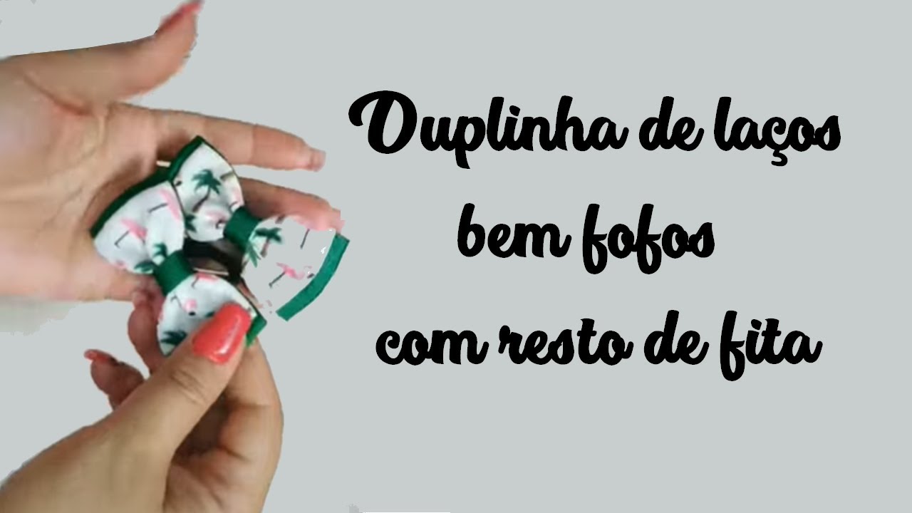 Duplinha de la&ccedil;os de fita 38mm com resto de fitas