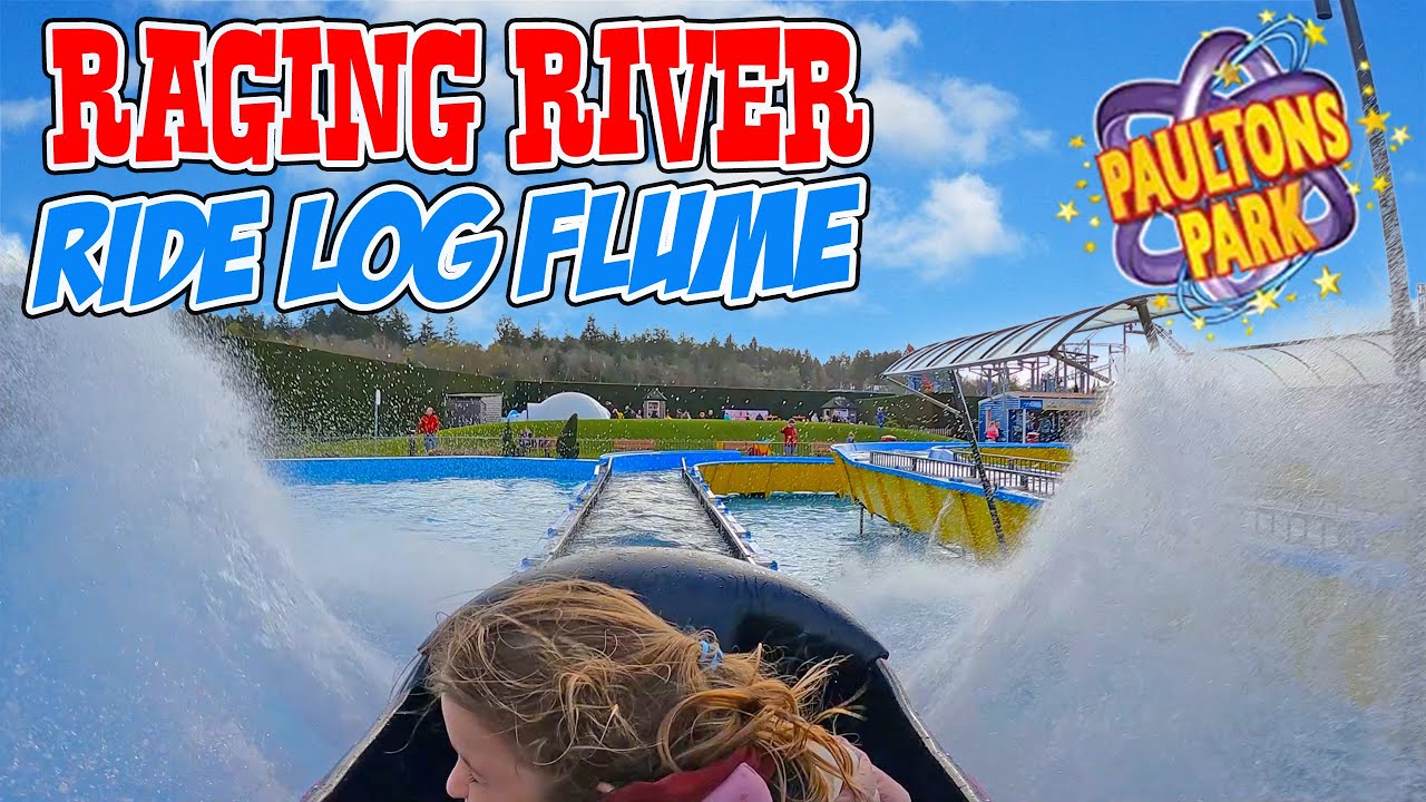 Cool off on the Raging River Ride at Paultons Park (May 2024) [4K]