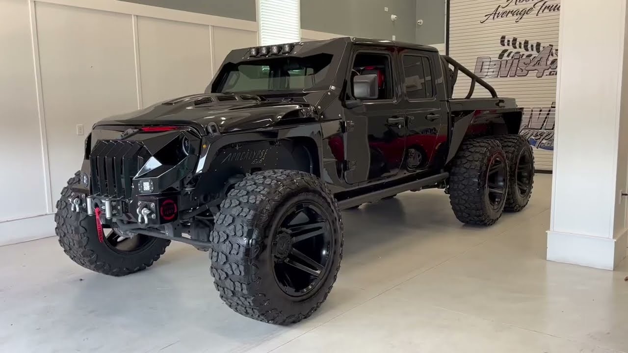 Jeep Wrangler/Gladiator Six Wheel Apocalypse 6 x 6 2021 года, индивидуальная сборка Sinister Six