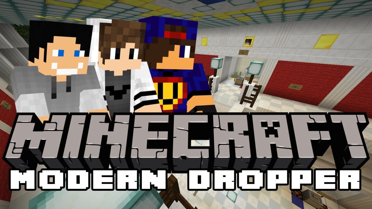 Minecraft Parkour: Modern Dropper! #1 w/ Undecided, Tomek