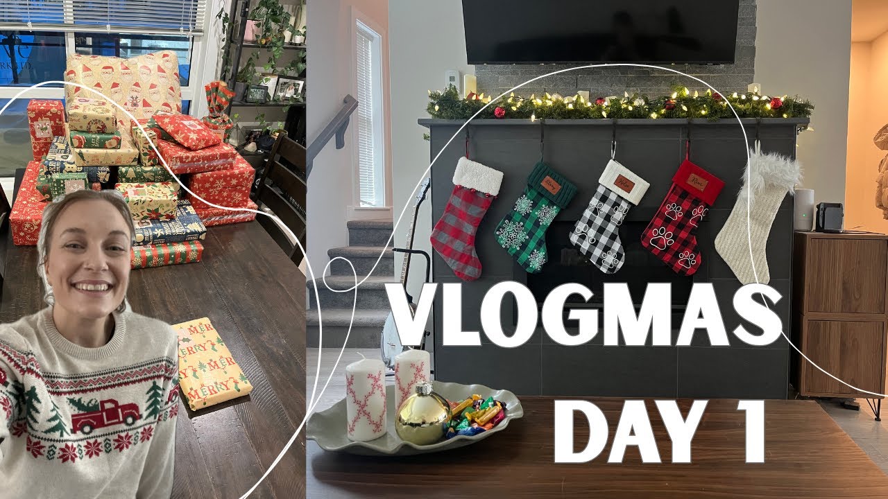 advent surprise, decorating the house, book update | VLOGMAS DAY 1