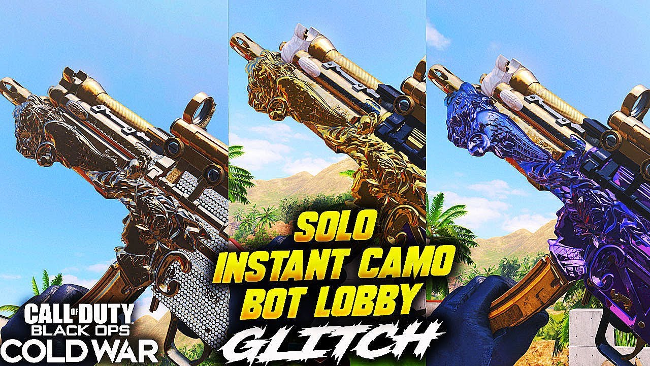 *NEW* COLD WAR SOLO INSTANT CAMO BOT LOBBY UNLIMITED XP GLITCH AFTER PATCH 1.22!