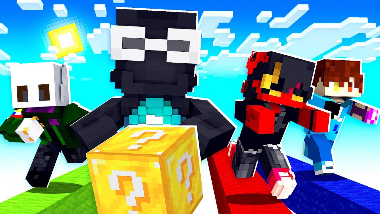 La Carrera Mas Injusta De Lucky Blocks En Minecraft...