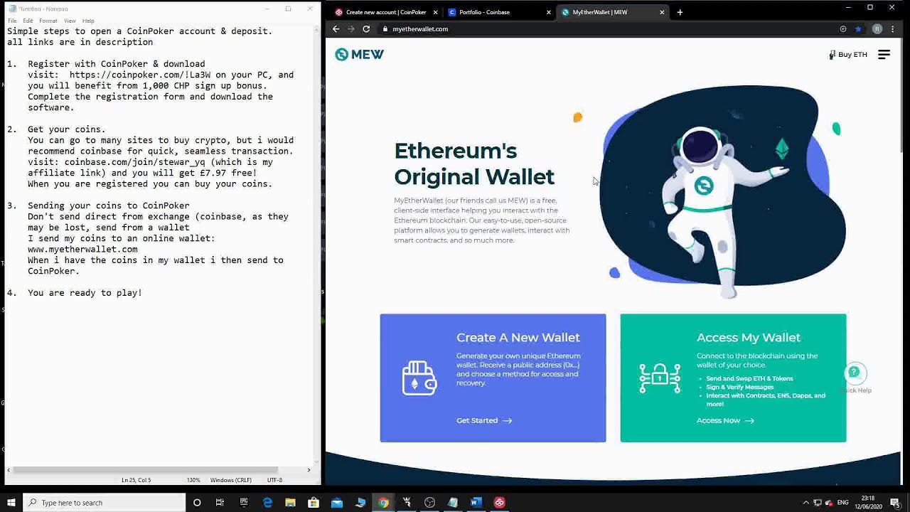 Coin Poker - Opening & funding an account