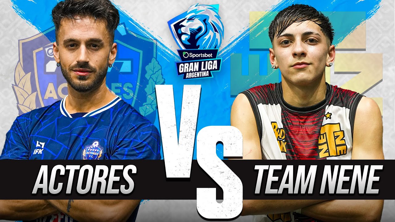 ACTORES VS TEAM NENE || GRAN LIGA⚽