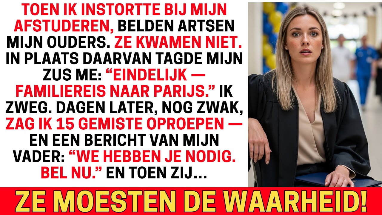 TOEN IK INSTORTTE BIJ MIJN AFSTUDEREN, BELDEN ARTSEN MIJN OUDERS — MAAR ZIJ KOZEN PARIJS