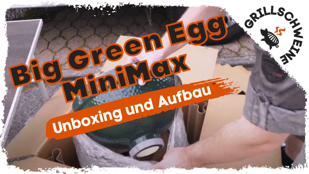 Big Green Egg MiniMax Unboxing - Zusammenbauen und kurze Erklärung des Keramikgrills | 002