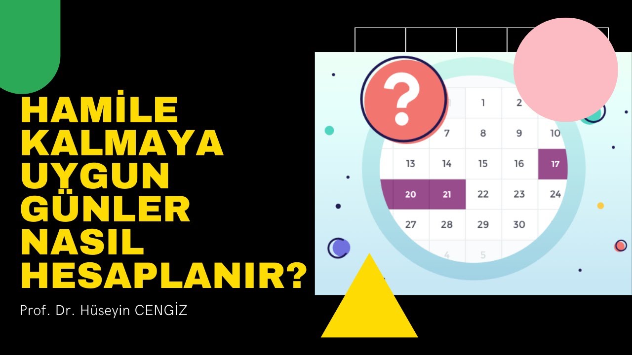 HAMİLE 🤰  KALMAYA UYGUN GÜNLER 📆   (Yumurtlama Günü Hesaplama, Yumurtlama dönemi)