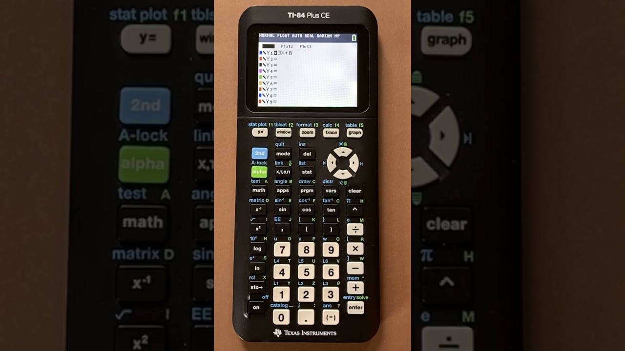 TI 84 - How to graph on your GDC
