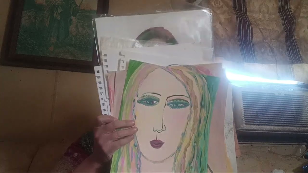 Hello.. I recently found  more old new artwork that was restarted in 2010 . Love peace God bless 
